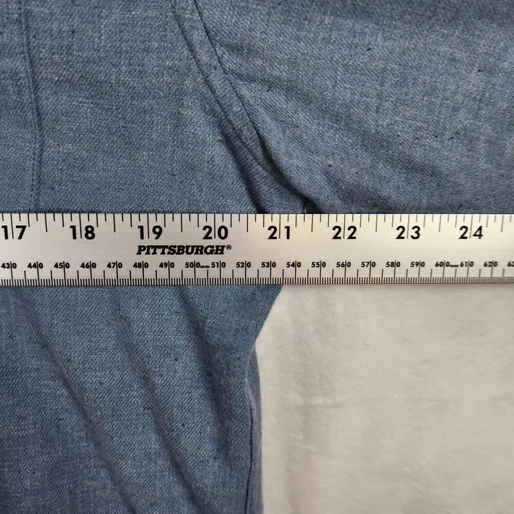 J Crew Classic Long Sleeve Button‎ Up Shirt Blue Size Medium